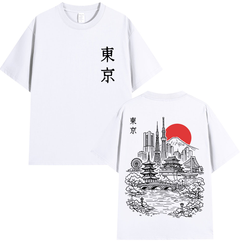 Vintage Fashion In Tokyo - Camiseta Gráfica de Viagem Estilo Tóquio