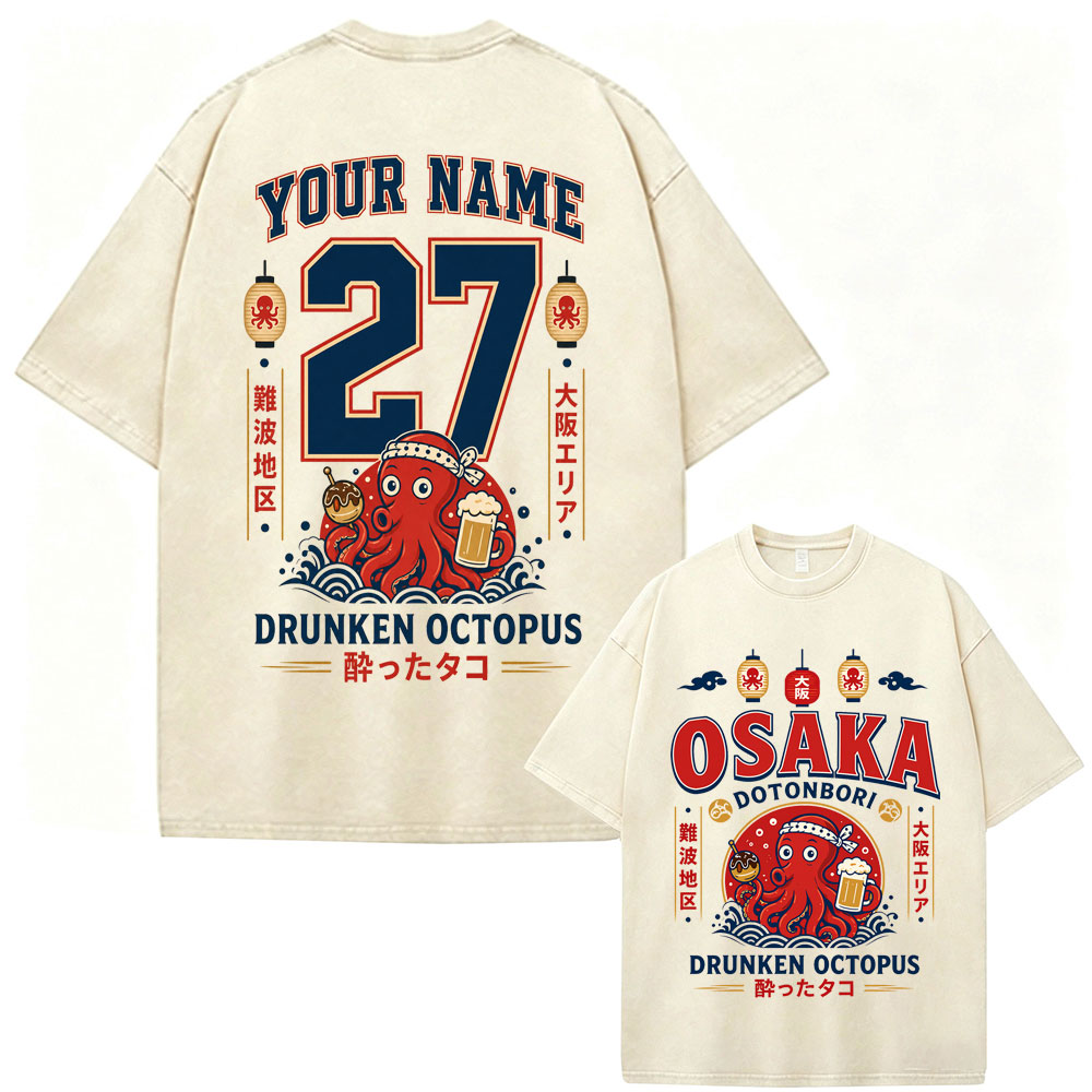 Vintage Fashion Osaka - Camisetas Masculinas Vintage Japonesas com Estampa
