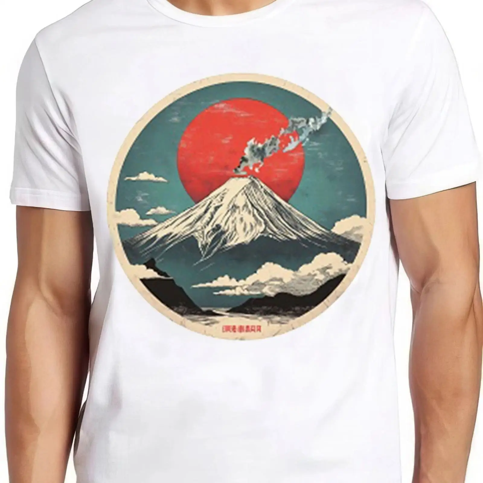 Vintage Fashion In Tokyo - Camiseta Fuji San Mount Japan Iconic