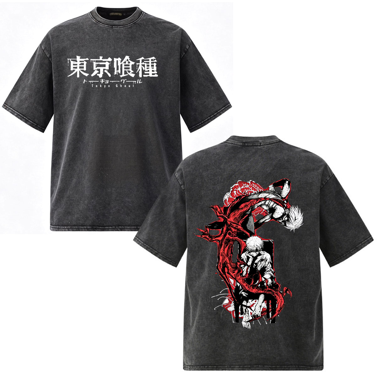 Vintage Fashion In Tokyo - Camiseta Anime Tokyo Ghoul Ken Kaneki
