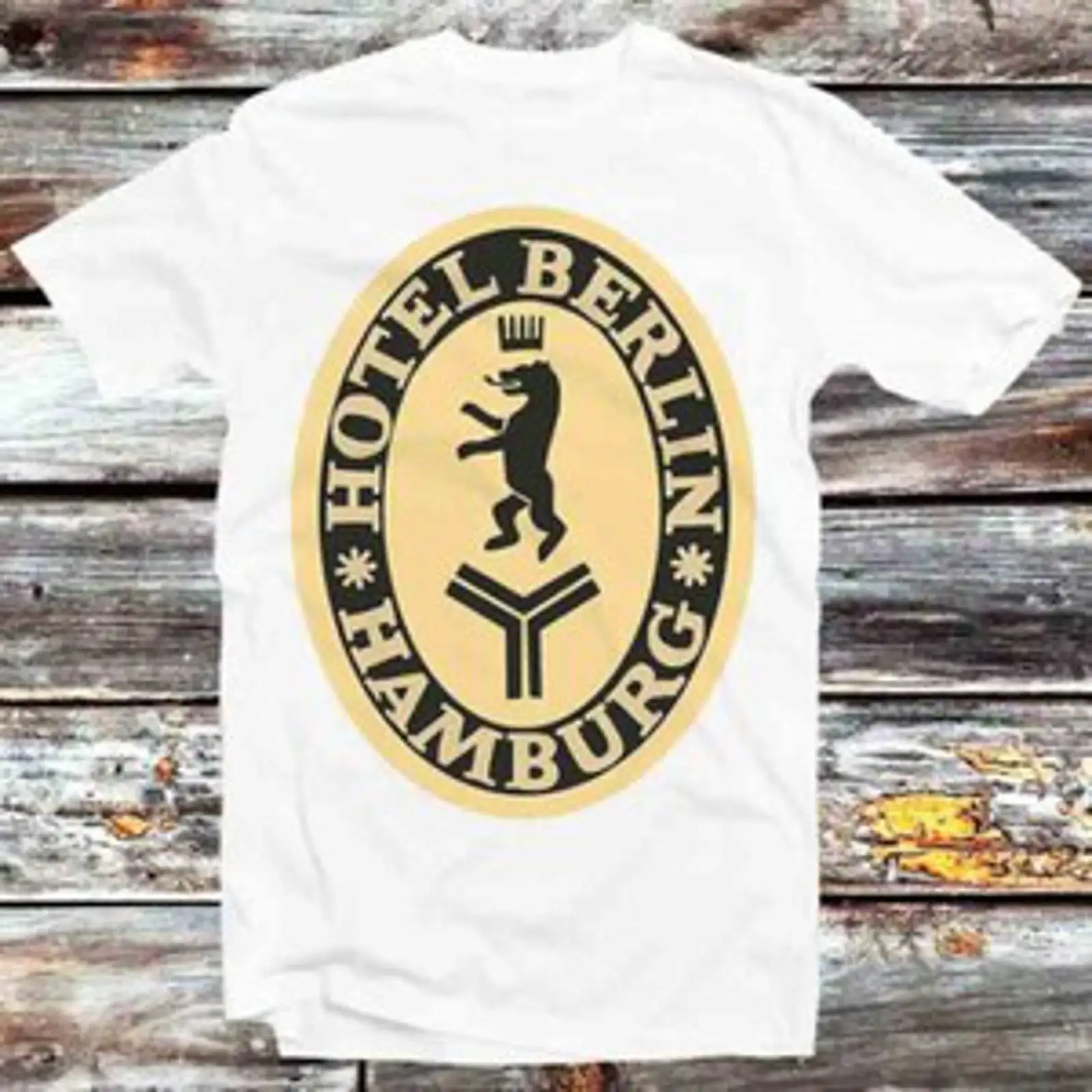 Vintage Fashion Berlin - Camiseta com logotipo do Hotel Berlin