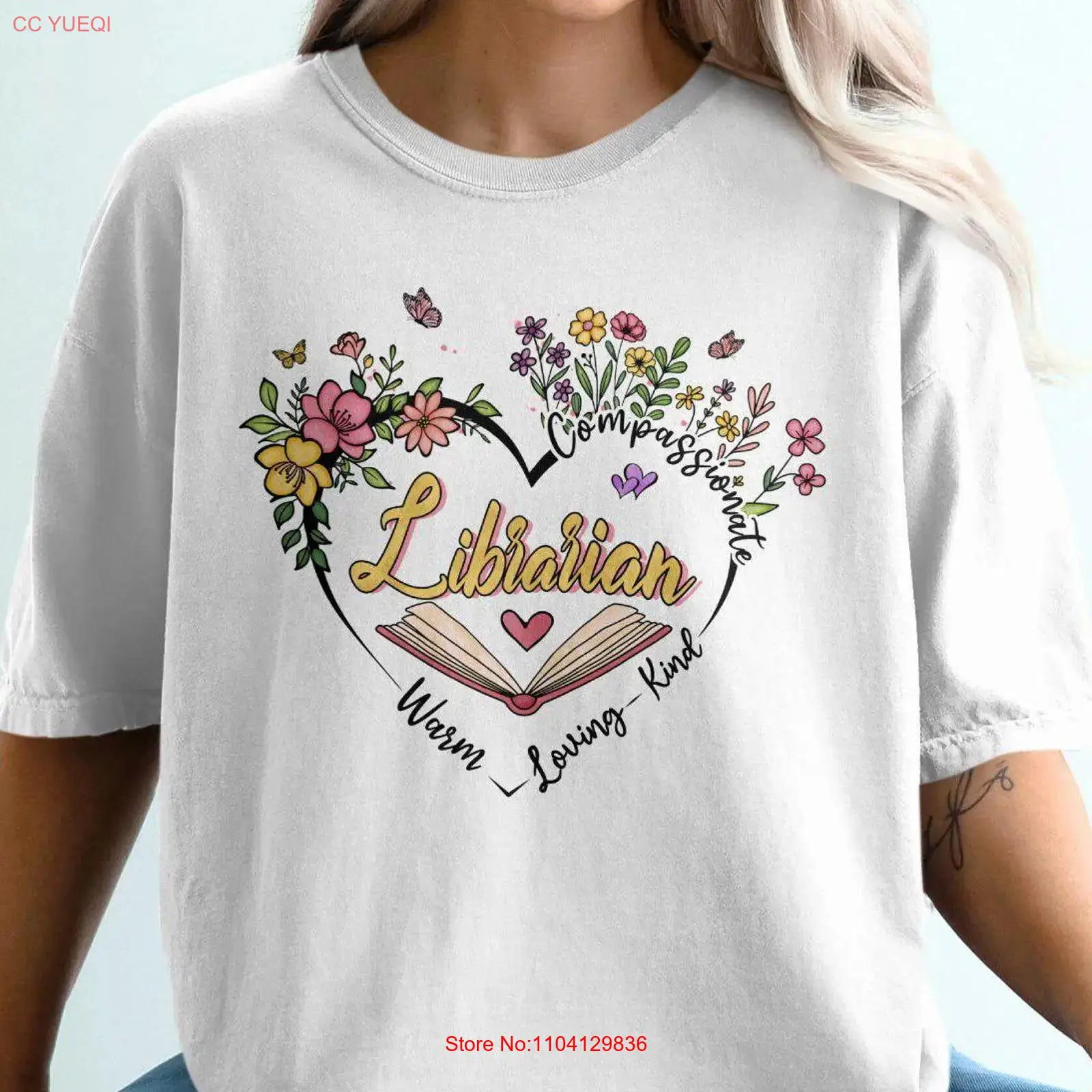 Vintage Fashion Library - Camiseta de bibliotecário, amante de biblioteca,