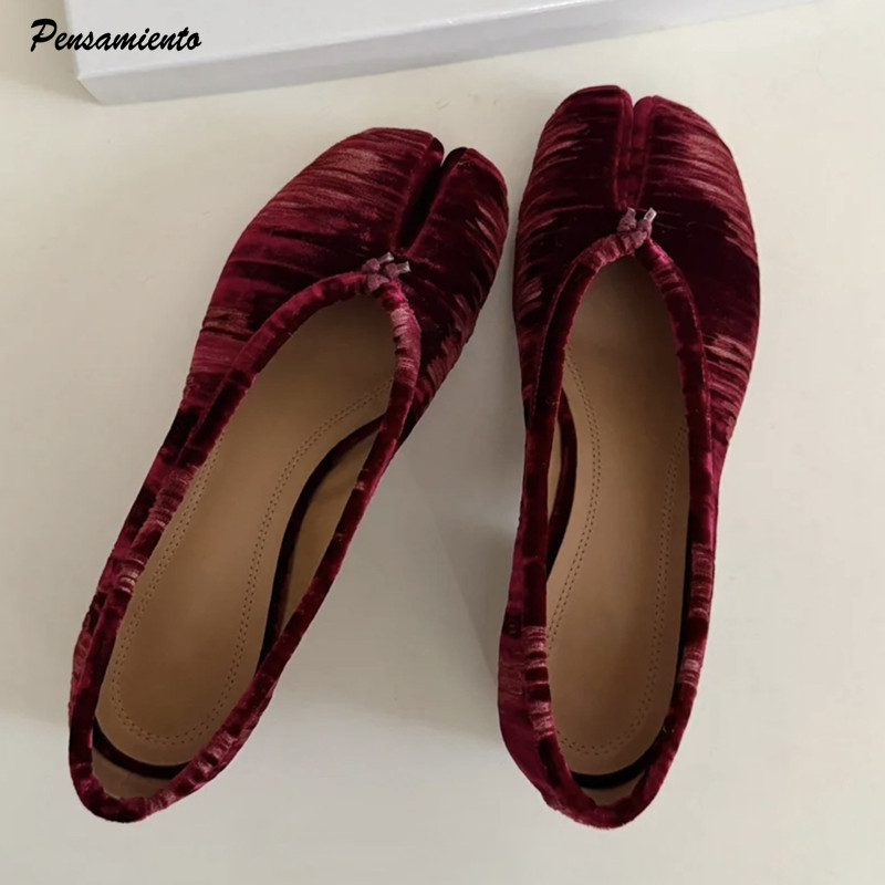 Vintage Fashion Aesthetic - Sapatos de Ballet Femininos Vintage com