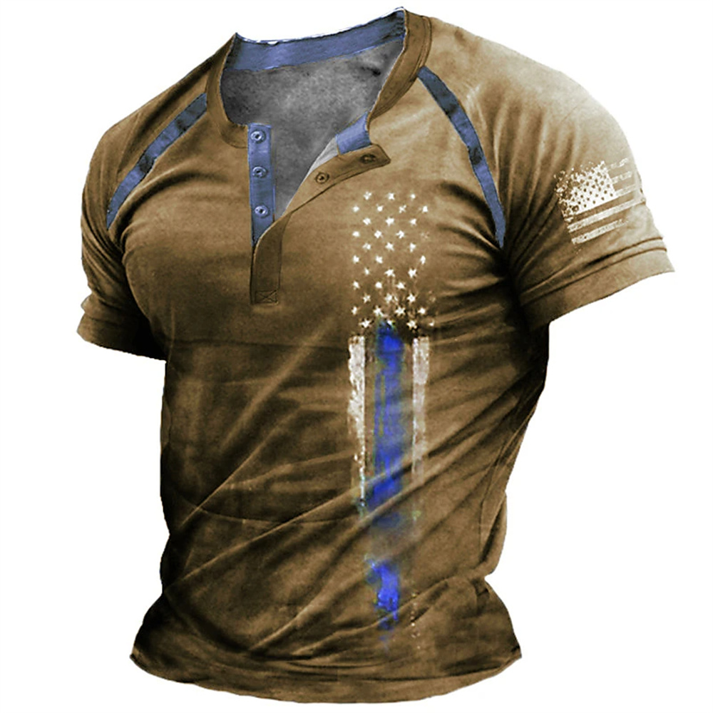 Vintage Fashion Aesthetic - Camisa Masculina Engraçada com Estampa 3D