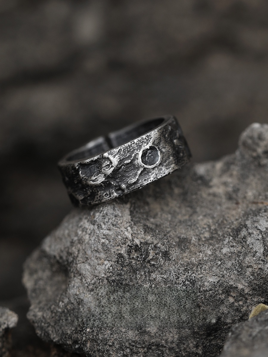 Vintage Fashion Rings - Anel de Prata Pura 999 Masculino