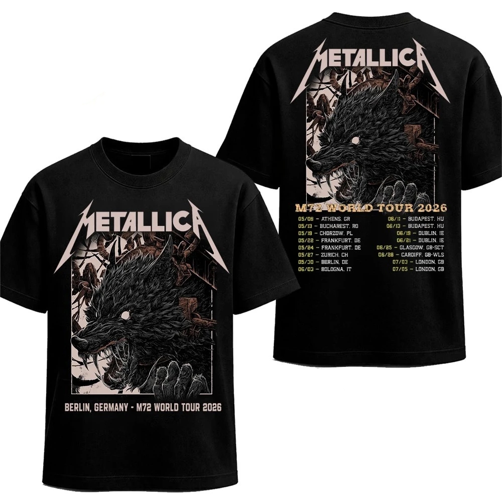 Vintage Fashion Berlin - Camiseta Metallica M72 Tour Berlin Olympiastadion