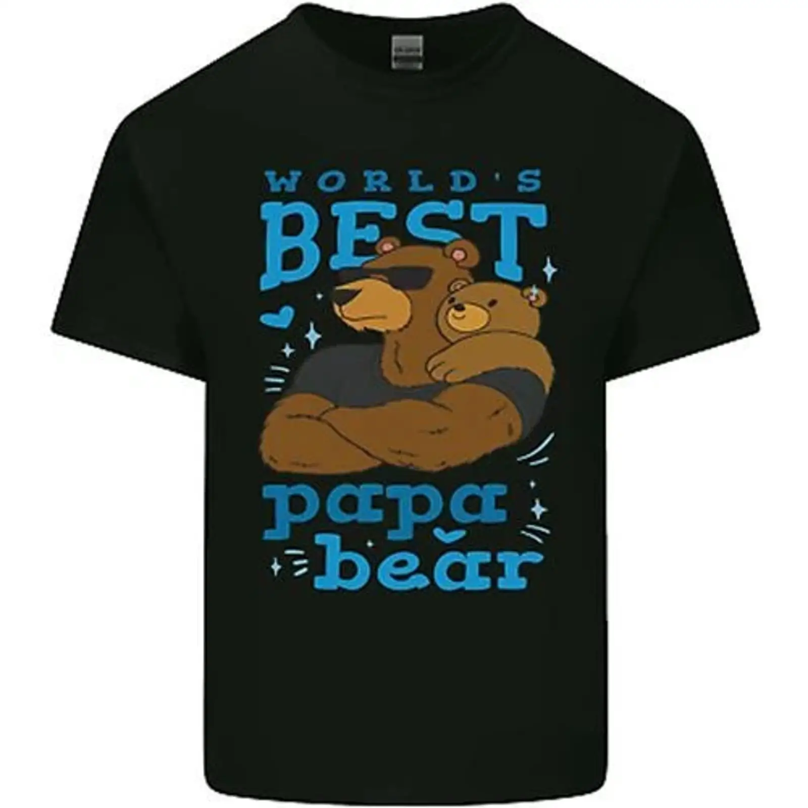 Vintage Fashion Herren - Camiseta Masculina de Algodão Weltbester Papa