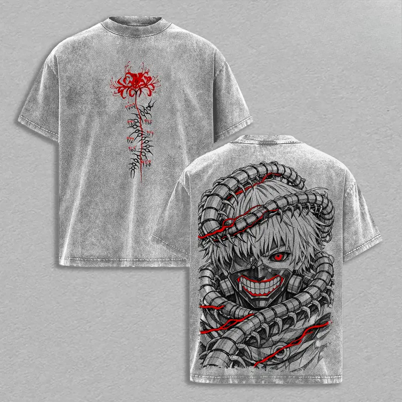 Vintage Fashion In Tokyo - Camiseta Retrô Manga Kaneki Ken Tokyo