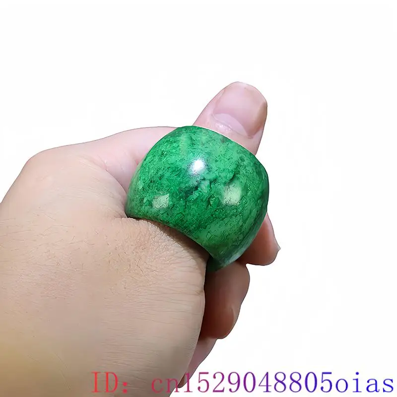 Anéis de Jade Verdes para Mulh - Vintage Fashion Rings avaliação e preço