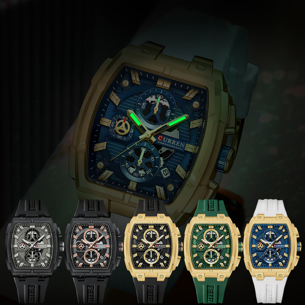 Relógio de Luxo Vintage CURREN - Vintage Fashion Aesthetic avaliação e preço
