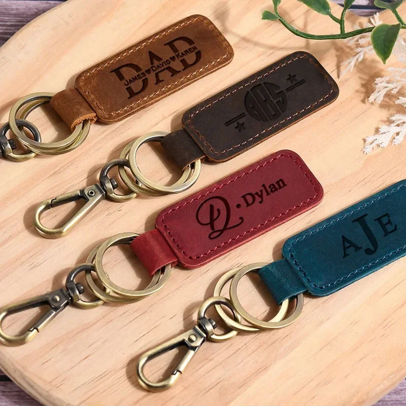 Chaveiro de couro com logotipo - Vintage Fashion Rings avaliação e preço