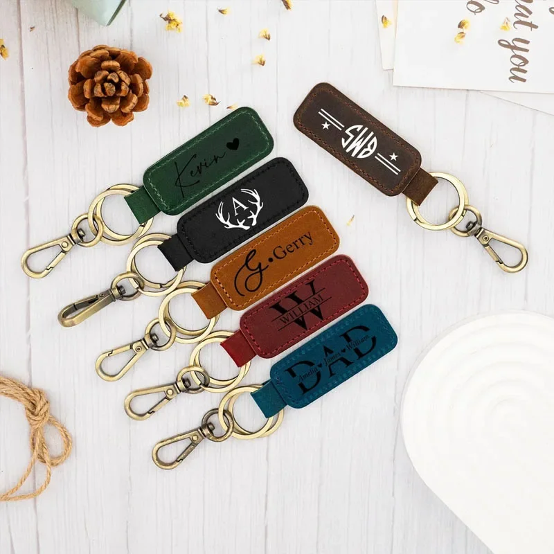 Chaveiro de couro com logotipo - Vintage Fashion Rings avaliação e preço