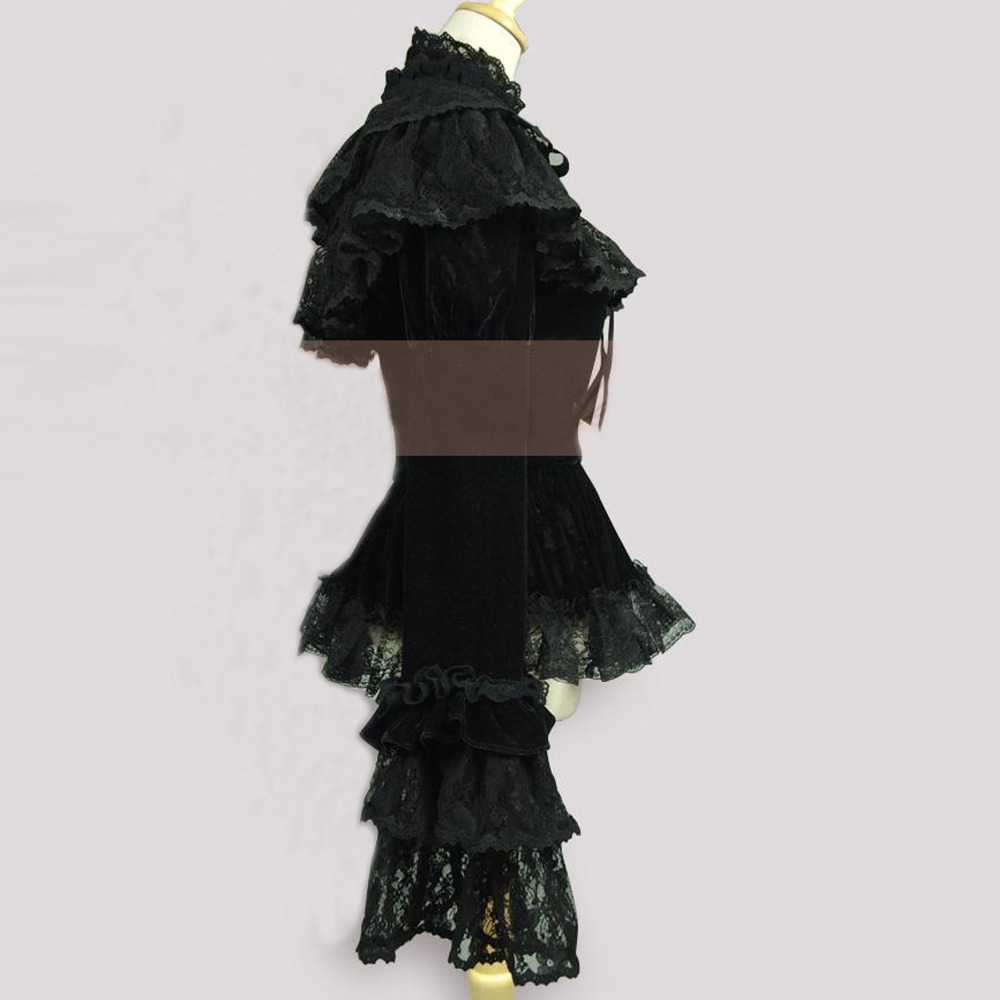 Casaco de festa com traje góti - Velvet Blazer Vintage avaliação e preço