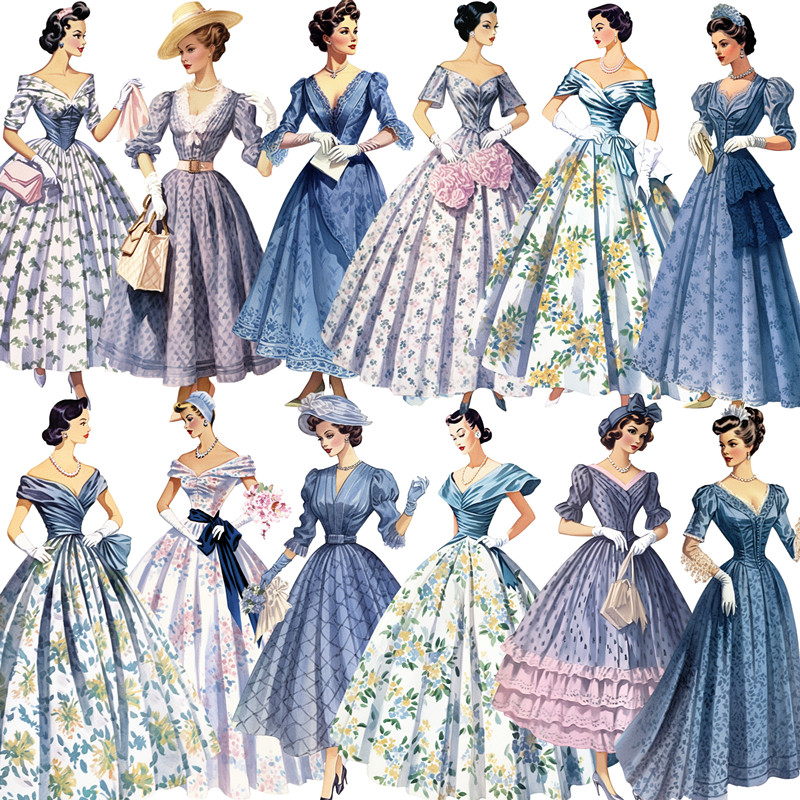 Etiqueta do vestido da forma r - Vintage Fashion Journal avaliação e preço