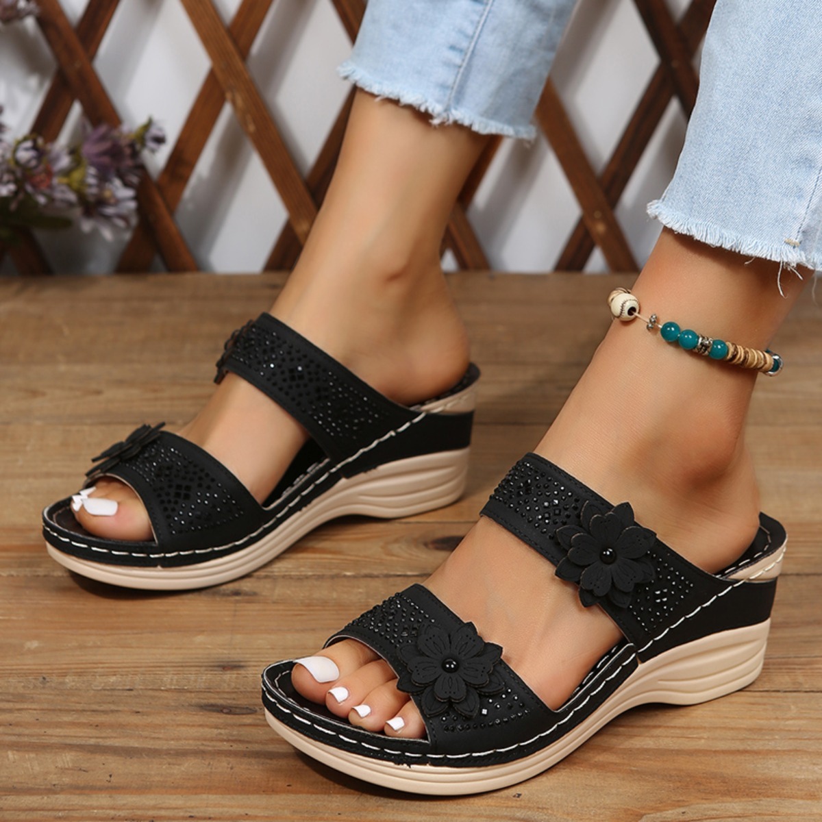 Novas Sandálias de Verão Femin - Vintage Fashion Aesthetic avaliação e preço