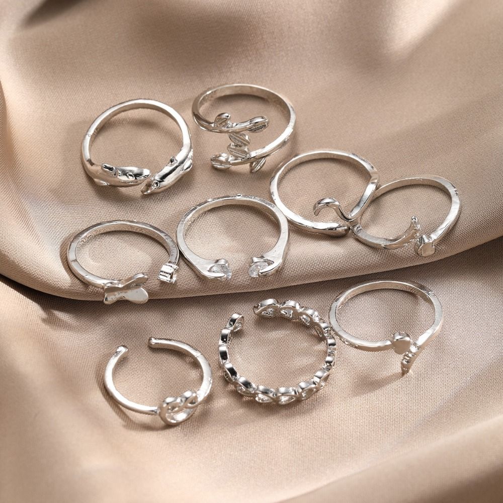 Conjunto de Anéis de Dedo e Pé - Vintage Fashion Rings avaliação e preço