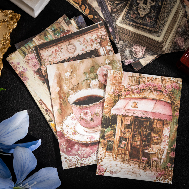 Jianqi 100 pçs retro artesanal - Vintage Fashion Magazines avaliação e preço
