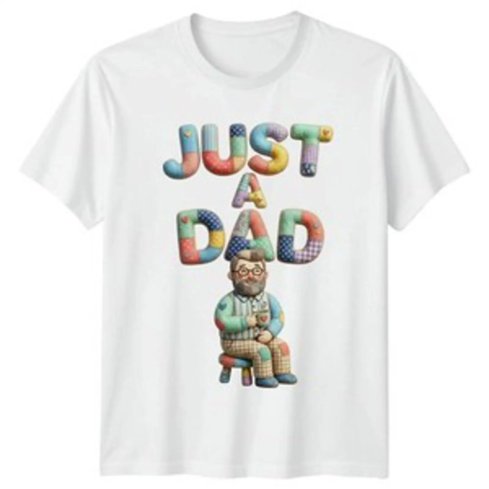 Camiseta masculina Just A Dad  - Vintage Fashion Herren avaliação e preço