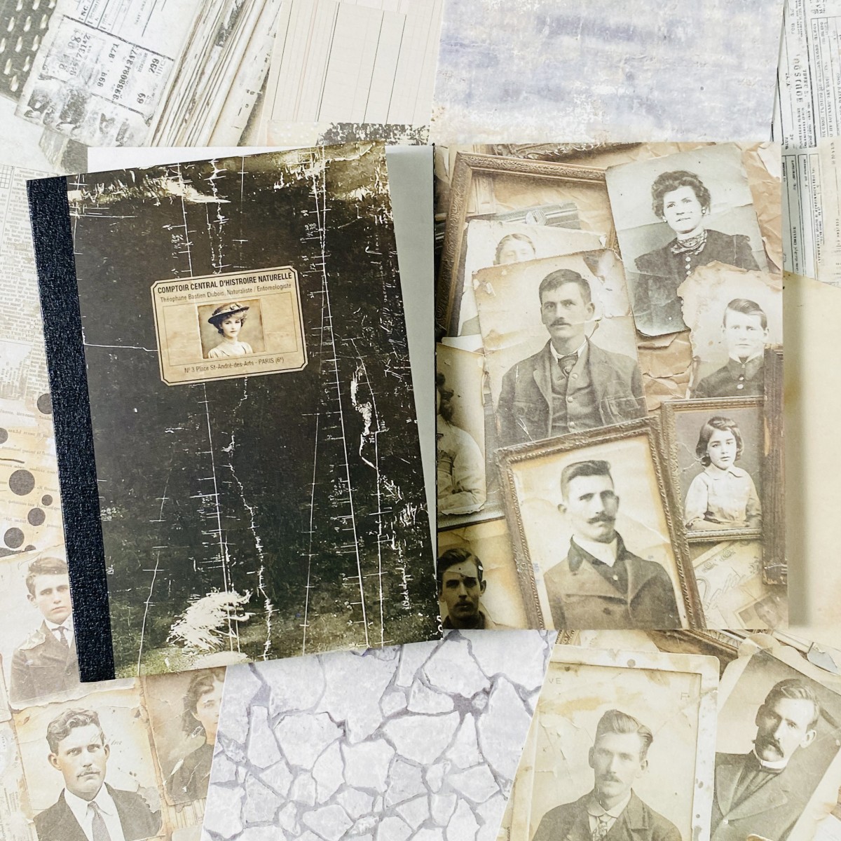 100 folhas vintage scrapbook c - Vintage Fashion Magazines avaliação e preço