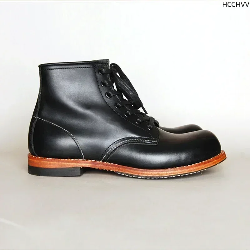 Botas masculinas vintage de co - Vintage Fashion Aesthetic avaliação e preço