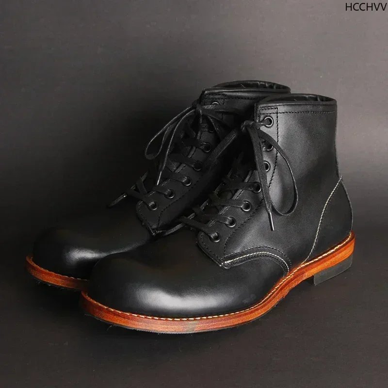 Botas masculinas vintage de co - Vintage Fashion Aesthetic avaliação e preço