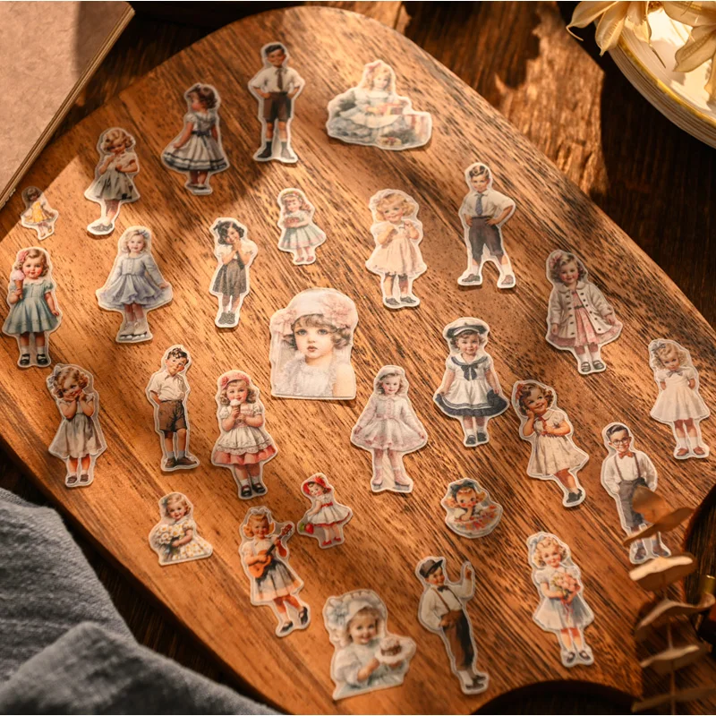 50 Adesivos Vintage de Bonecas - Vintage Fashion Journal avaliação e preço