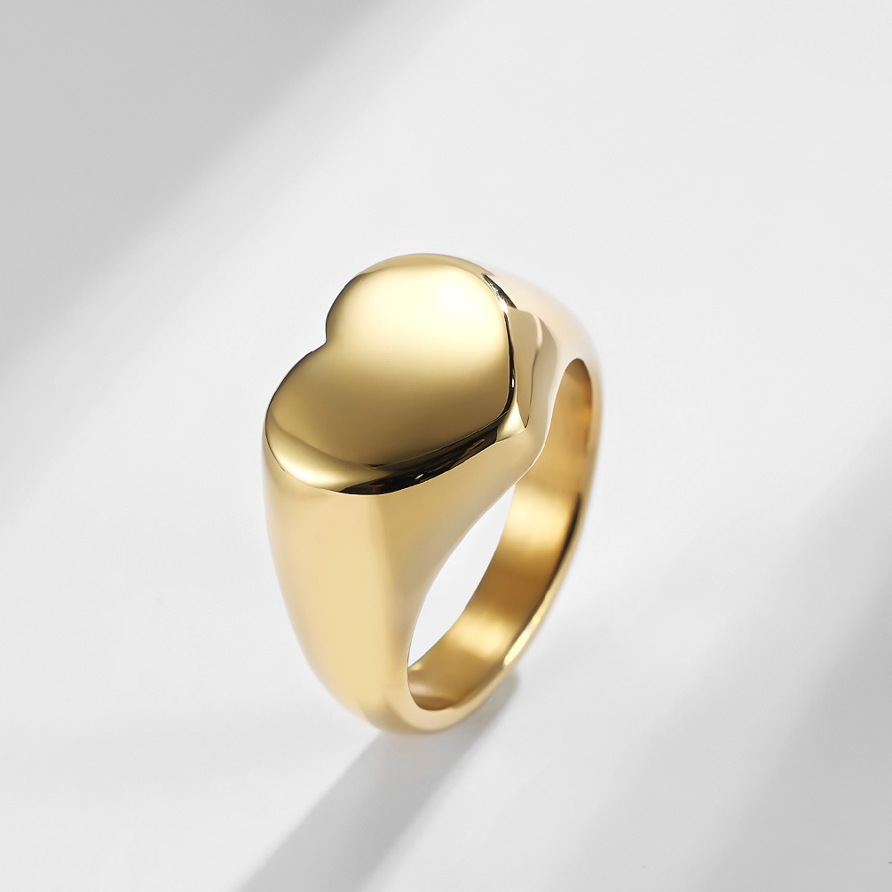Anel de sinete feminino person - Vintage Fashion Rings avaliação e preço