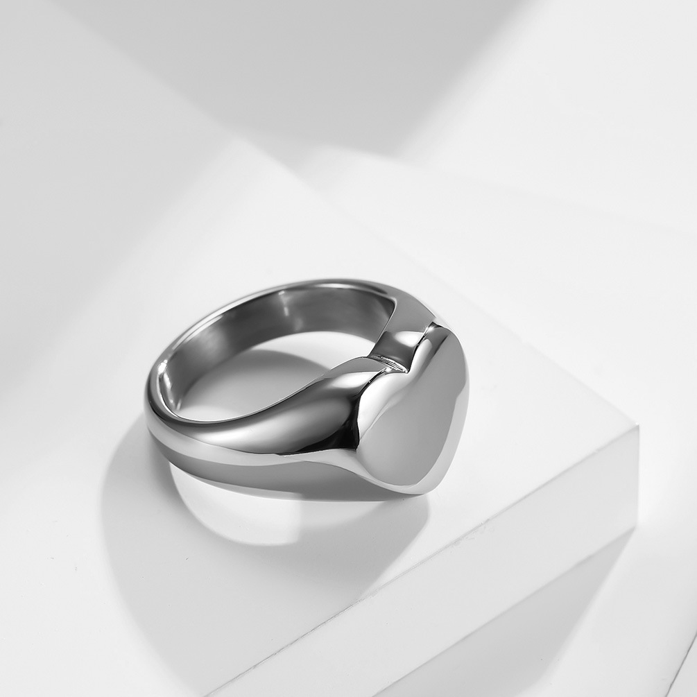 Anel de sinete feminino person - Vintage Fashion Rings avaliação e preço