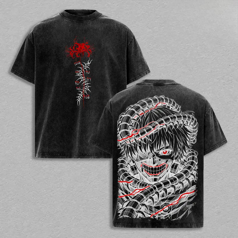 Camiseta Retrô Manga Kaneki Ke - Vintage Fashion In Tokyo avaliação e preço
